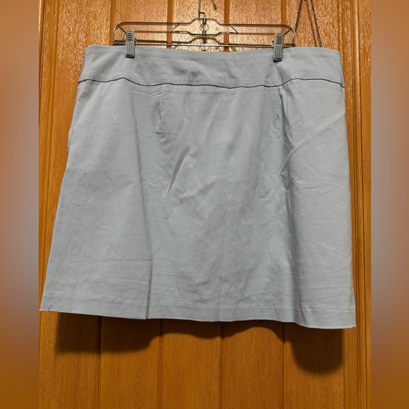 Zac & Rachel Gray Mini Skort for Casual Wear Golf size 18W W 25” L 24 new/tags - Picture 4 of 8